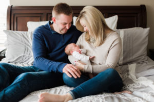 St-Louis-Newborn-Photographer, Kelly-Laramore-Photography, white onesie, newborn baby, baby photographer, Wentzville newborn photographer, lifestyle photography session, baby photos, in home session